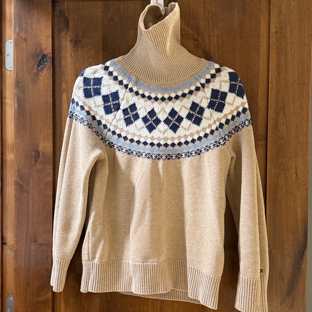 Tommy Hilfiger argyle Turtleneck Sweater